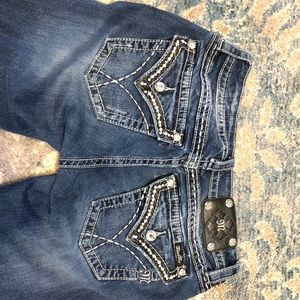 Miss Me Signature-Rise Boot Cut Jeans SZ 28